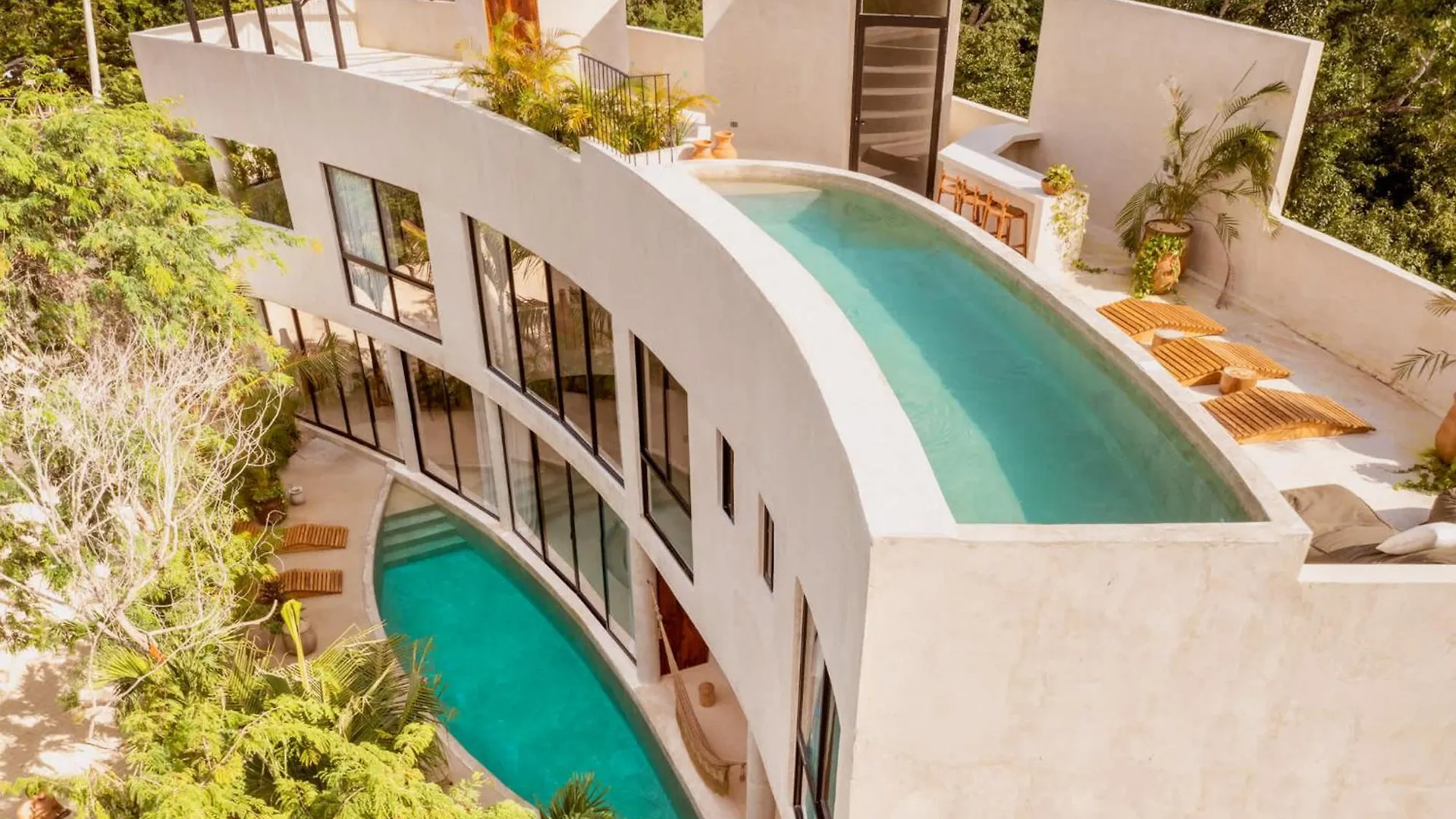 Majestic Jungle Villa With 2 Pools & Rooftop Bbq Тулум Мексика