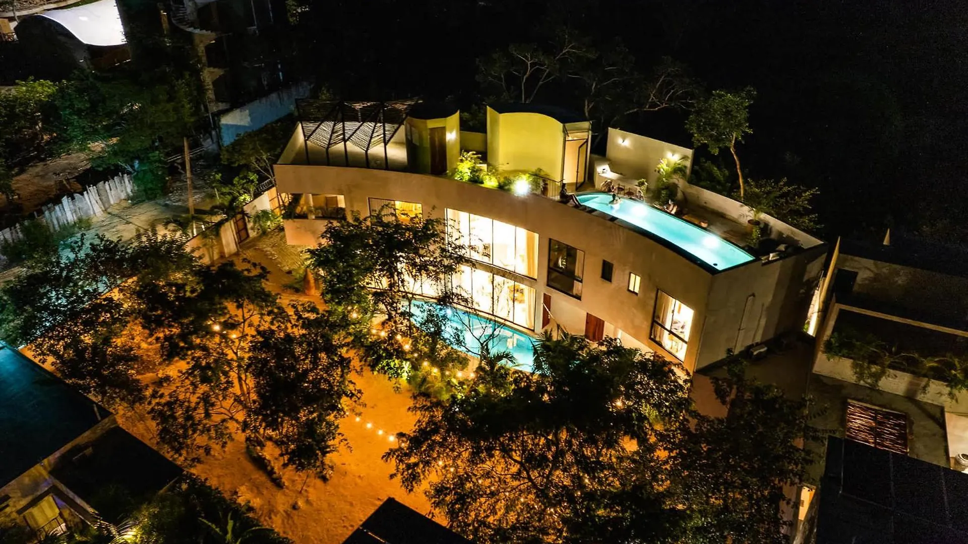 Majestic Jungle Villa With 2 Pools & Rooftop Bbq Тулум